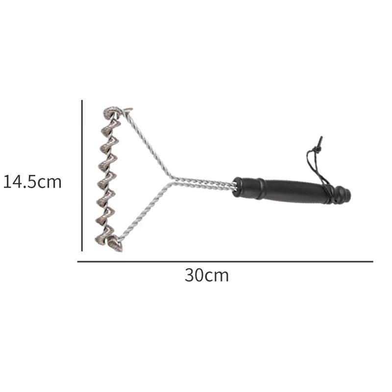 ZISIZ BBQ Grill Spring Brush Set