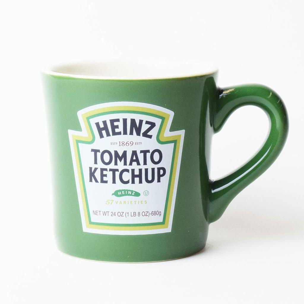 maebata Heinz Pair Mug Set 290ml 29620 (Green & Red)