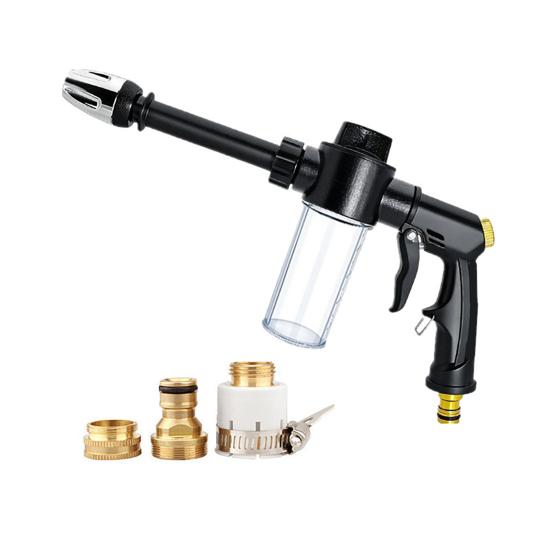 Garden Hose Nozzle with Foam Cannon 3 Spray Modes High-Pressure Hose
