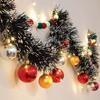 DIY Handmade LED String Light Ribbon Christmas Holiday Hanging For Home Room Background Pull Flag Banner Xmas Christmas Pendant