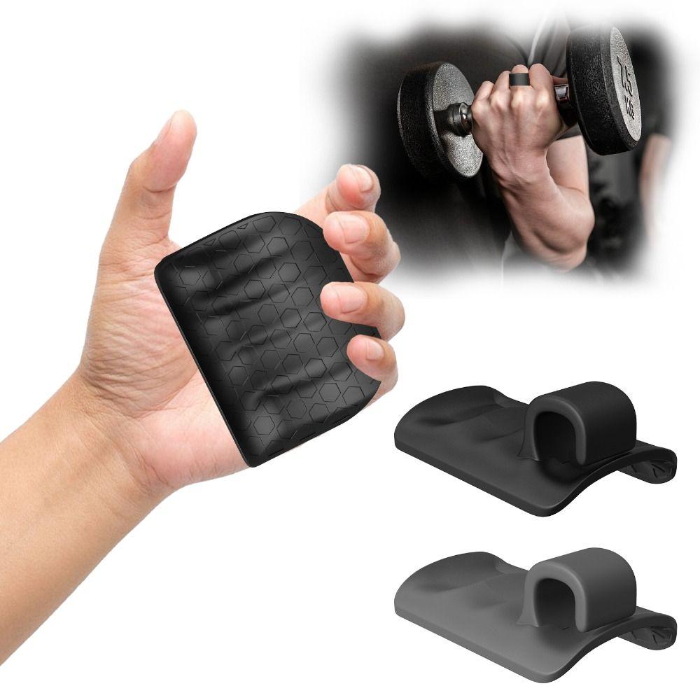Ergonomic Lifting Grips Non-SlipHand Weightlifting Palm Guard Finger Trainer  Gym Workout Gloves