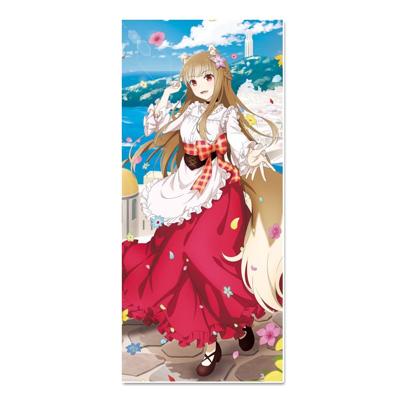 Seasonal Plants Spice and Wolf MERCHANT MEETS THE WISE WOLF Original Sports Towel [Holo of Port Town] Approx. 40 x 90 cm Pile Fabric