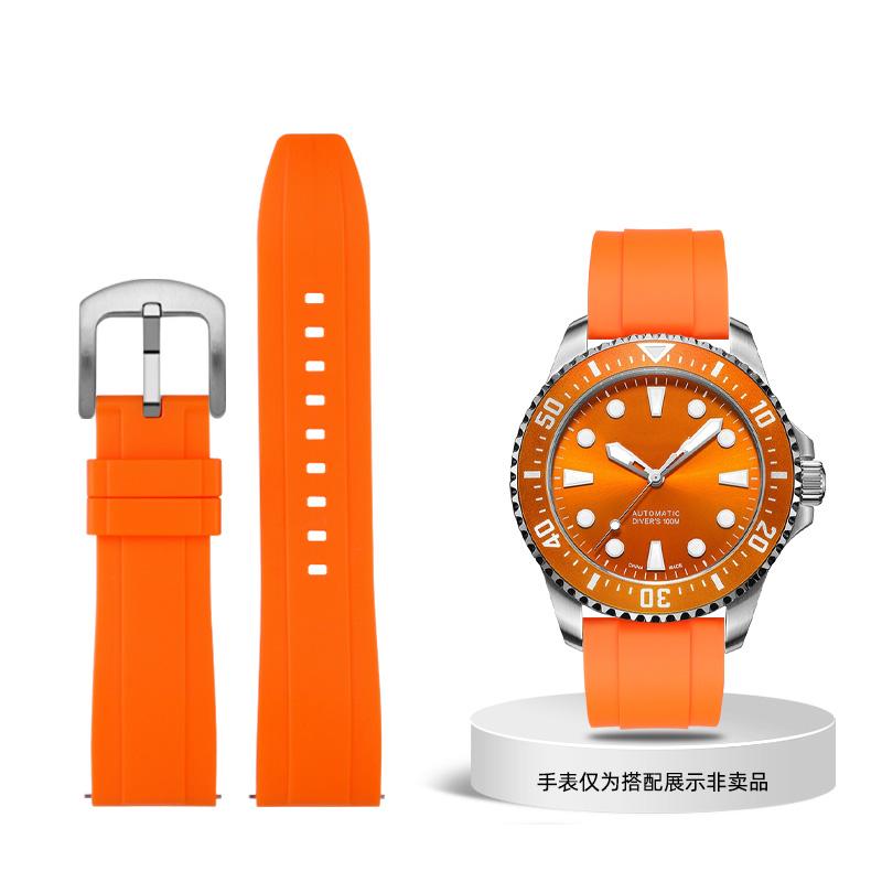 

Класичний гумовий ремінець для швидкоз’ємного ремінця Seiko Citizen Omega 20 мм 22 мм 24 мм Силіконовий ремінь Tropic Ремінець для смарт-годинника 22mm