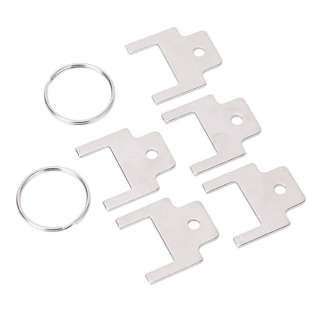 5 Pcs Paper Towel Dispenser Key Stainless Steel 770301 Toilet Paper Dispenser Replacement Key for