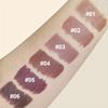 6-Color Chocolate Shaded Matte Lipstick - Rich & Dense Texture, Vibrant Long-Wear, Easy Lip Contouring Lip Gloss Lip Makeup