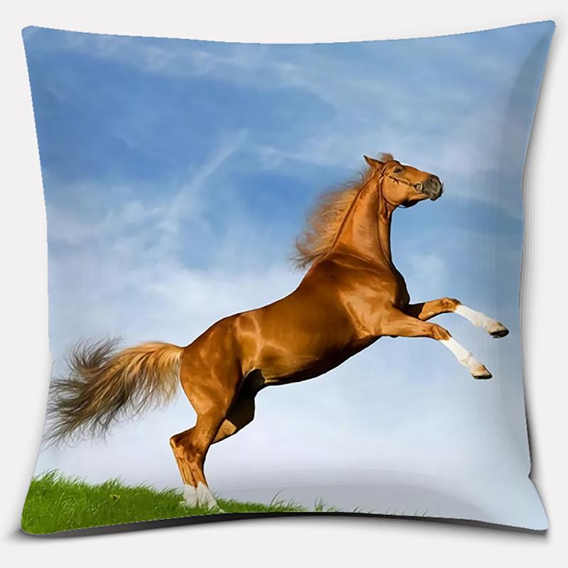 

45 см * 45 см Подушка с изображением животных из серии «Морская жизнь» Подарочная Подушка для украшения дома, офиса, спальни, дивана, автомобиля Чехол для подушки 45x45cm