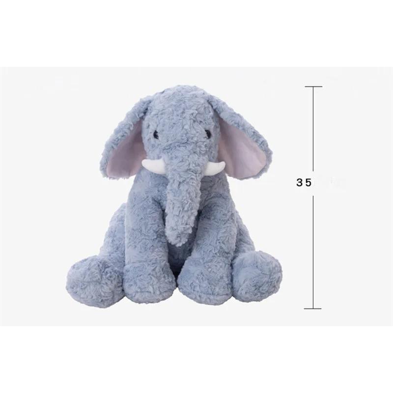 35CM High Quality Soft Elephant Plush Toys Stuffed Animals Infant Toys Home Decro Birthday Gift