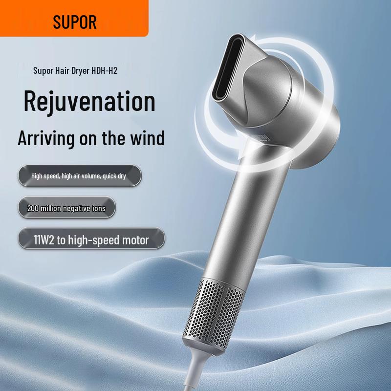 Supor HDH-H2 High-Speed Negative Ion Hair Dryer CN plug (adapter included)