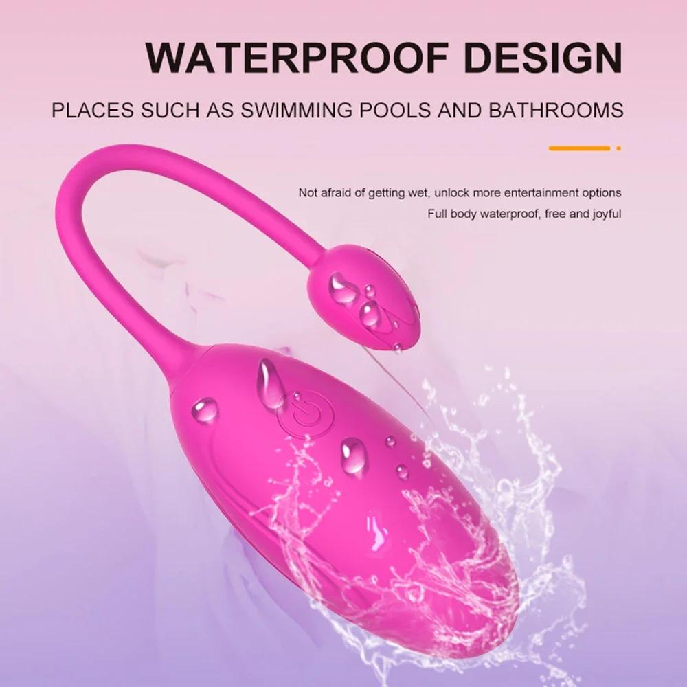 Vibrator for Women APP Wireless Bluetooth G-Spot Vaginal Stimulator Anal Vibrating Egg Massager Wearable Stimulator Sex Toys