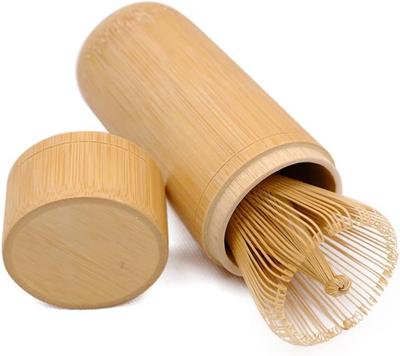 Bamboo Chasen for Outdoor Tea and Bamboo Color [Qingyun LEE] 100-Stem (Tea Whisk) Ceremony, Straightening, Whisk, Powder, More,