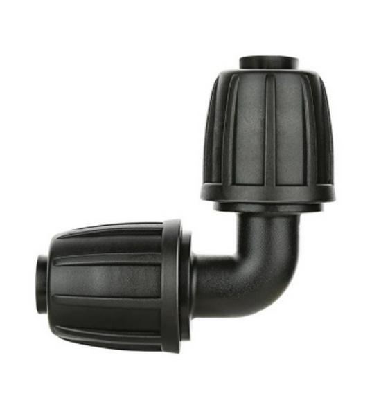 16mm PE Pipe Water-Saving Irrigation Fittings: 4-Point Hose, Valve, Reducing Tee, Six-Way Plug, Elbow Connector