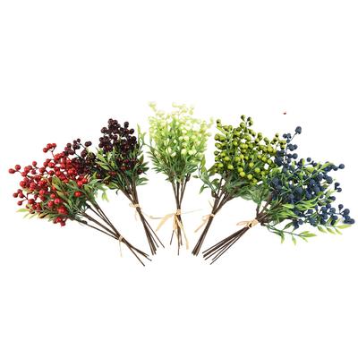 Christmas Decoration Supplies Faux Berry Flowers for Xmas Tree and Wreath
