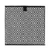 Braid Shelf Box 30X30Cm Foldable Black And White