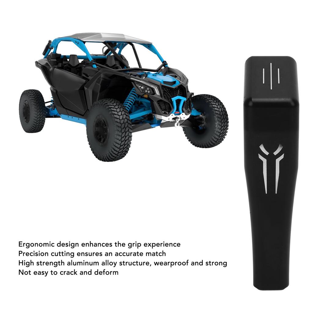 UTV Selector Shifter Knob 715004866 Black Powder Coated UTV Shift Knob Grip Aluminum Alloy for Maverick X3 X3 MAX All Models