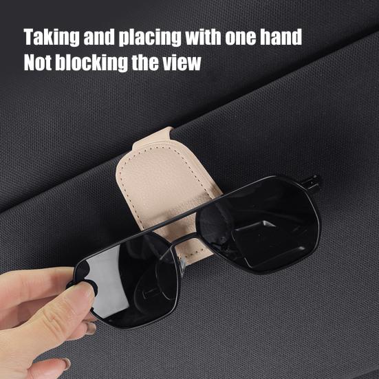 Magnetic Car Glasses Clip, Sunglass Holder for Sun Visor, Driving Sunglasses Clip for Cars Trucks SUVs RVs Auto Parts