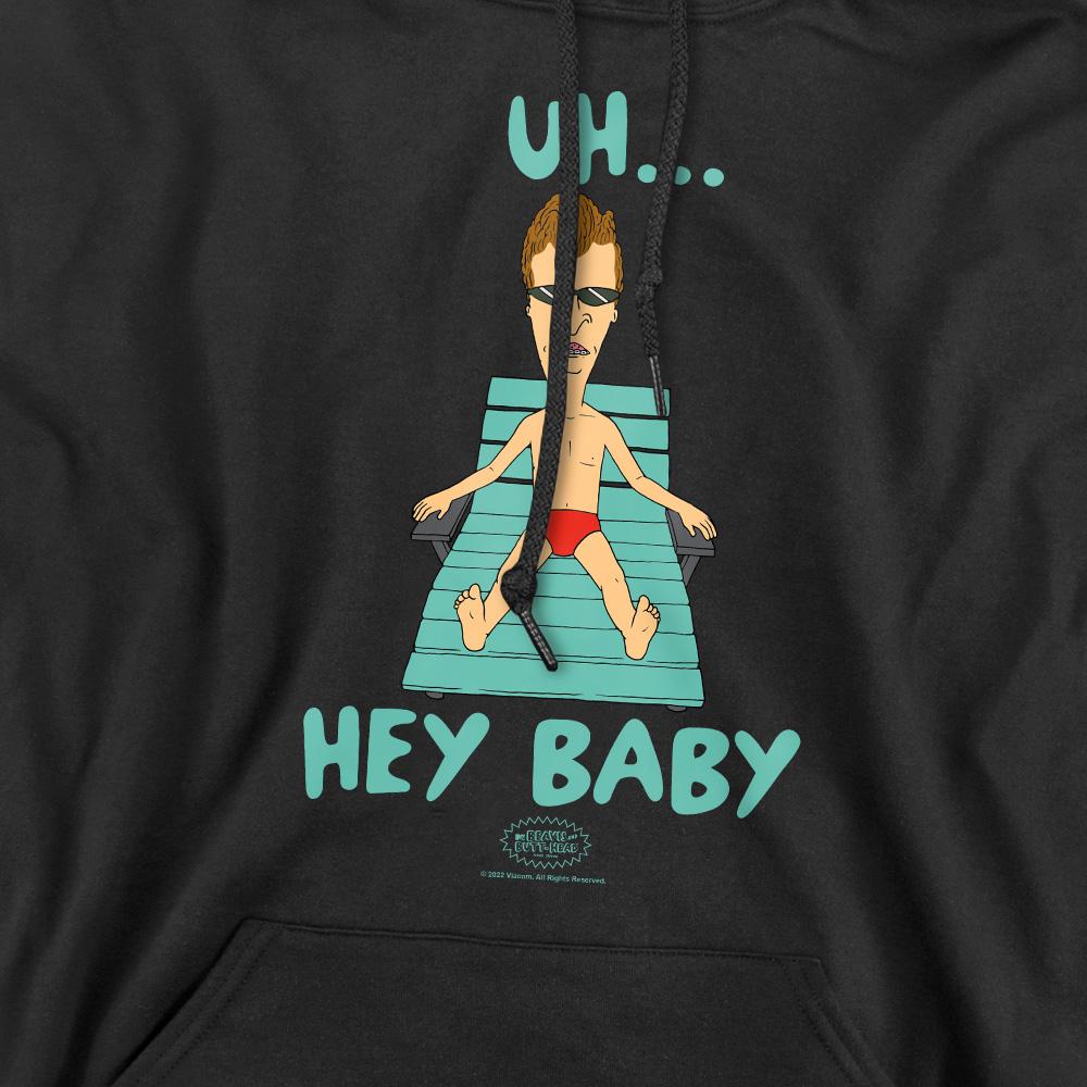 Beavis & Butthead Mens Uh Hey Baby Hoodie