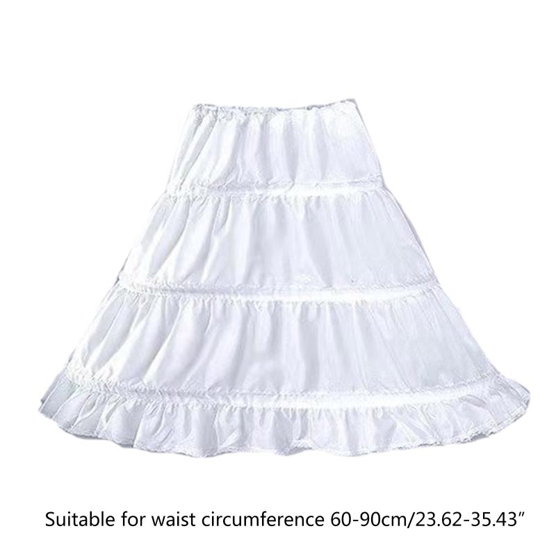 Petticoat Crinoline Slips Wedding Accessories White Hoop Skirt 50s Vintage Under Skirt for Women Girls Multiple Styles