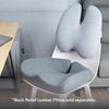 Ergonomic Memory Foam Lumbar Support Cushion for Long-Term Sitting and Posture Improvement