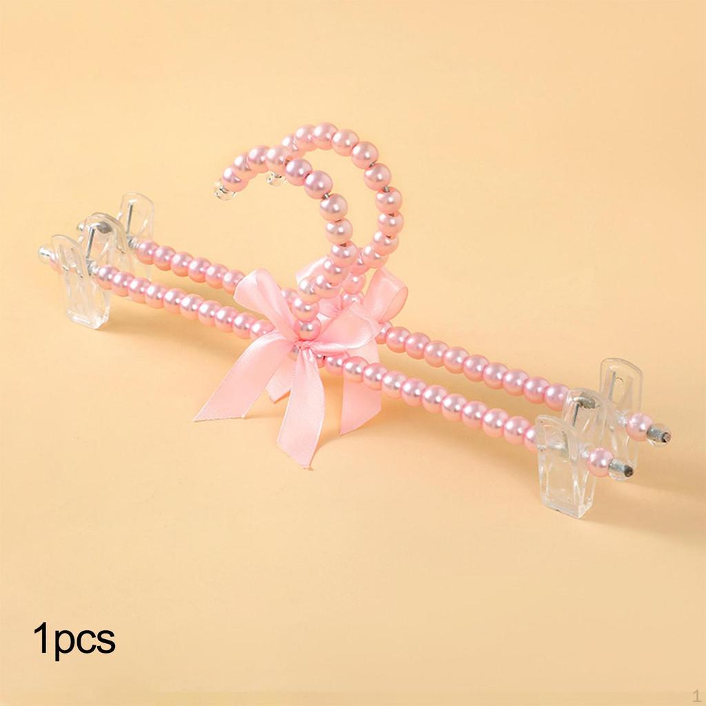 Beaded Clothes Hangers, Bowknot , Decorative Hangers for Kids Baby