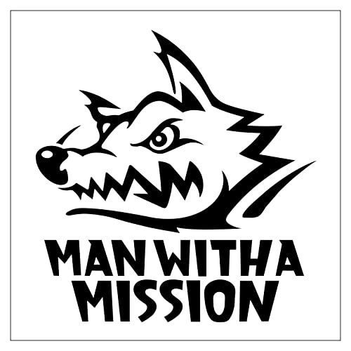 MAN WITH A MISSION Cutting Sticker Vol.1 Black