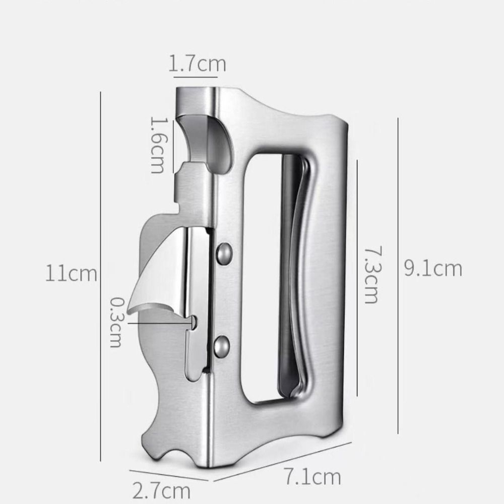 2In1 Bottle Can Opener Steel Can Lid Opener Beer Can Openers  for Bar Kitchen Accessories