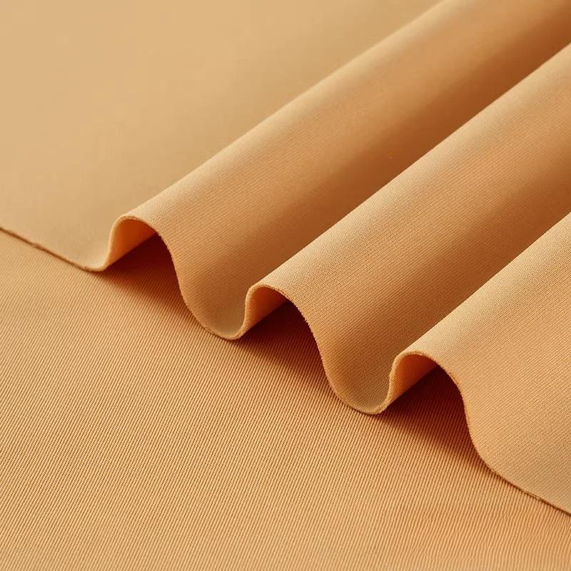 Air Layer Fabric Spring Summer Thin Knit Elastic Soft Breathable Clothing Fabric Cloth Sewing Polyester Spandex Rayon Material