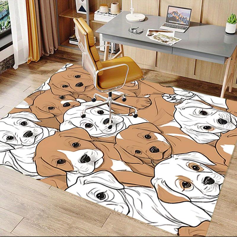 1PC Puppies Dogs Non-Slip Floor carpet, suitable for Office, bedroomand playrooms. It can also be used as a sofa footrest cover-T48