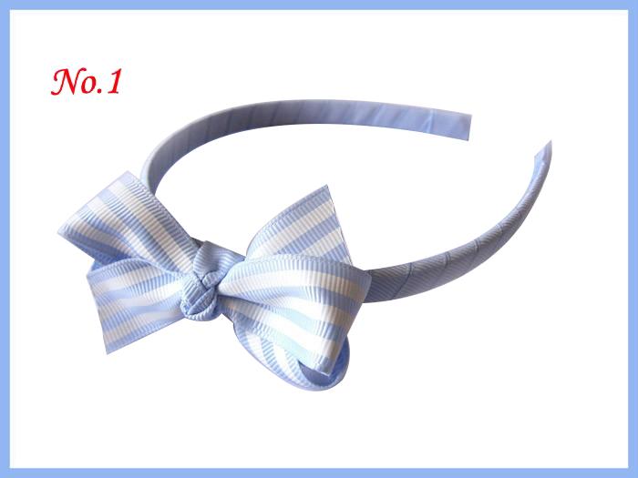 NO1-NO40 3 Boutique Girl Headbands Leopard Big Polka Dot Gingham zebra Girl Headbands