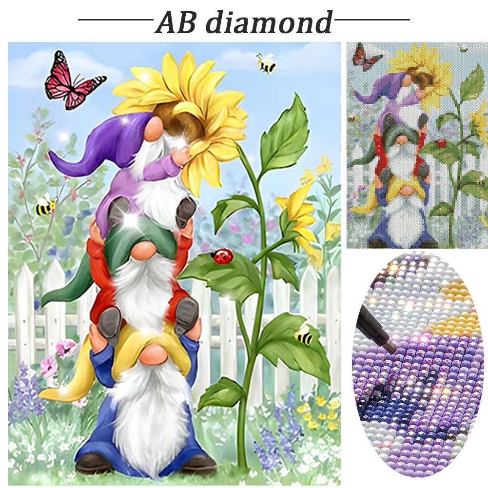 5D DIY Vollquadratbohrer Teilweise AB-Bohrer Diamantmalerei Pfau Dekor 45x35cm