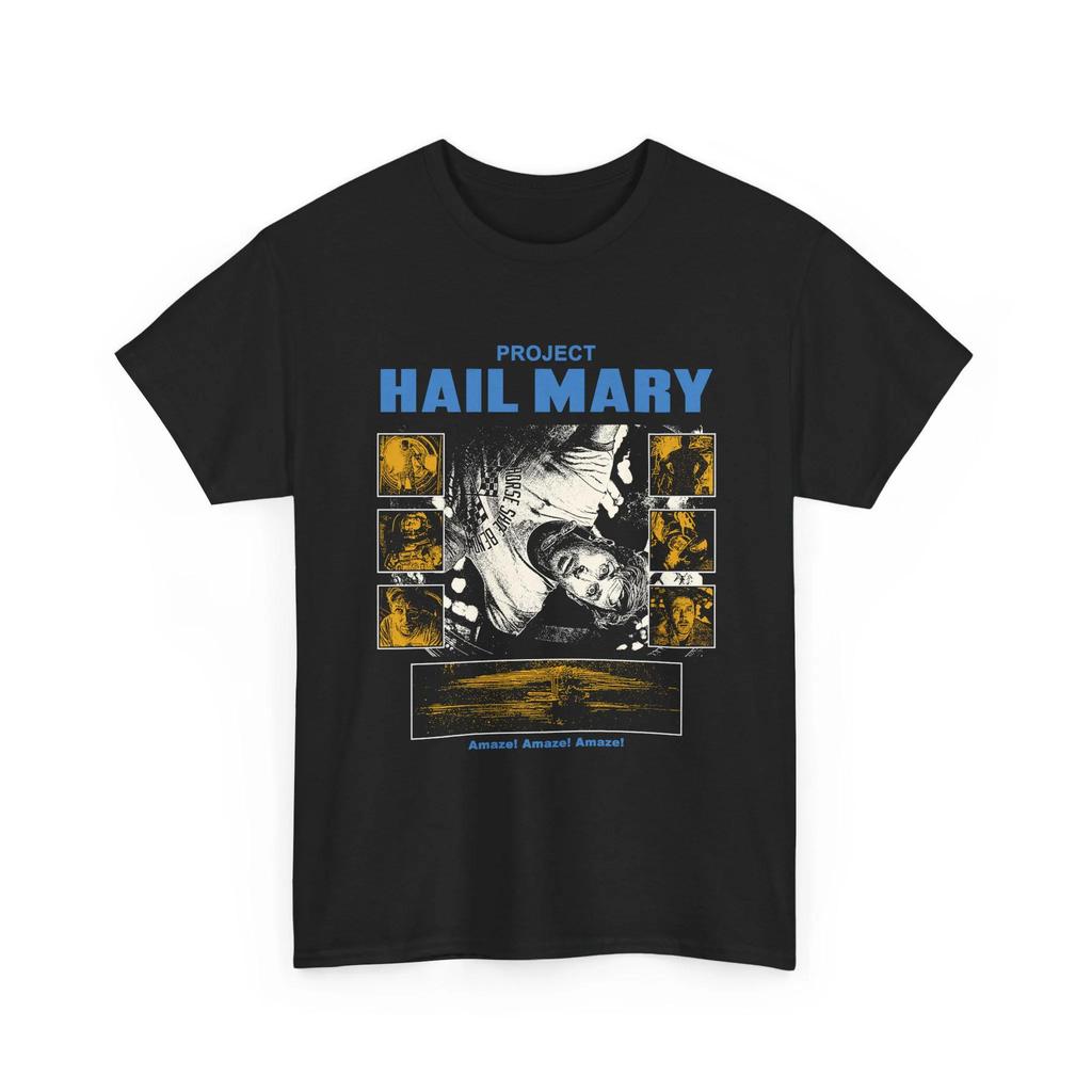 2026 Project Hail Mary T-Shirt Andy Weir Sci-Fi Novel Men's T-shirt Ryan Gosling 2026 Movie In