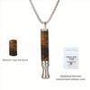 1PCS Anti Smoking Necklace Breathwork Meditation Mindfulness Breathing Anti-Smoking Assistance Necklace Whistle Anxiety Relief