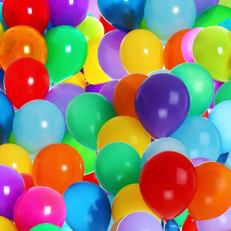 100pcs Colorful Latex Balloons Set for Party Decoration