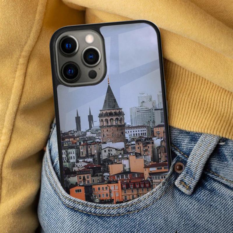 Turkey Istanbul Sceneary Building Soft Phone Case for iPhone 17 Air 16e Pro max 15 Pro 13 14 Plus 11 12 MagSafe Magnetic Coque