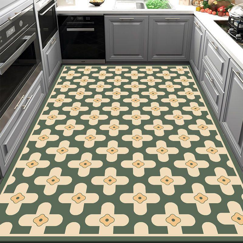 Idyllische Küchenbodenmatte absorbiert Wasser und Öl, bedeckt mit Kieselgur-Bodenmatte, pflegeleicht zu Hause, schmutzabweisender und rutschfester Boden