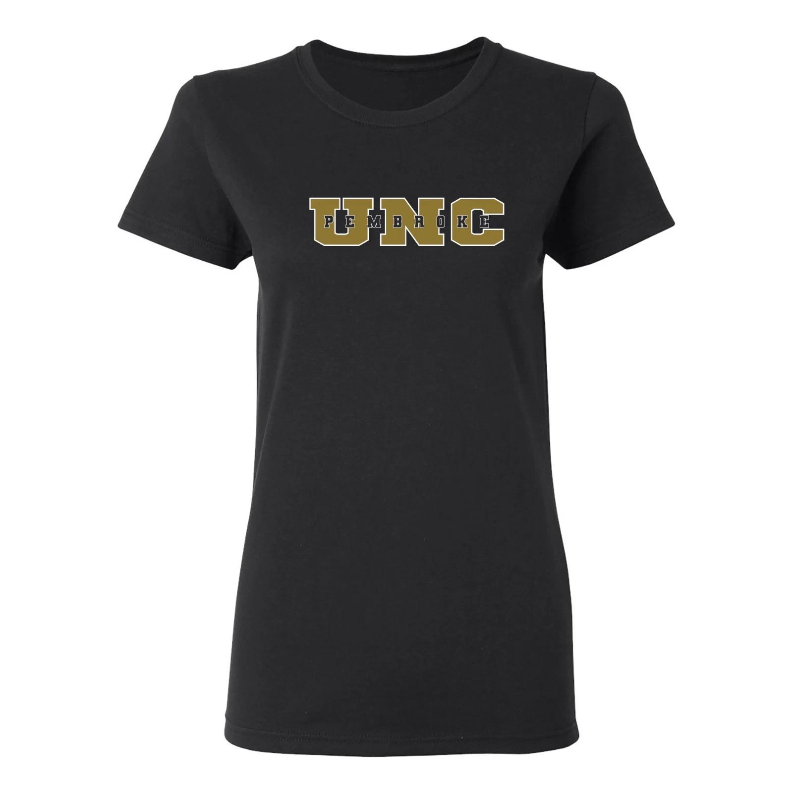 UNC Pembroke Basic Block Womens T-Shirt - Black S