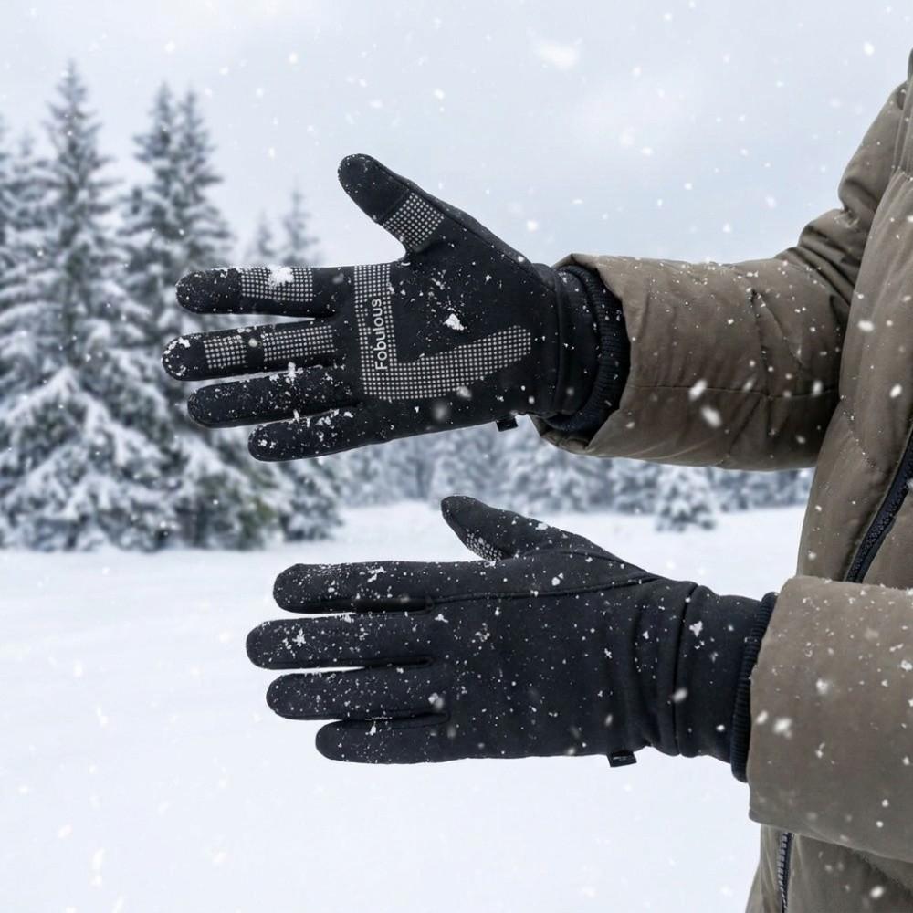 Full Finger Thermal Cycling Gloves Waterproof Ski Gloves Winter Touchscreen Gloves Daily