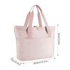 Women's Foldable Tote Bag Large Capacity Zipper Single Shoulder Handbag With Top Handles For Daily Commute And Travel