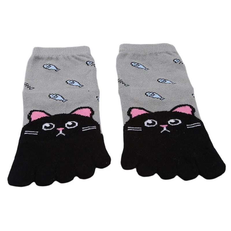 Kawaii Children Socks Cotton Animal Pattern Boys Girls Socks Toe Socks for Kids Five Finger Sock Winter Fall  New