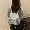 Nylon-Canvas Schleife Rucksacktasche Damen Trendiger Rucksack Große Kapazität Reisetasche