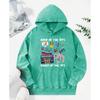 Collection Of Entertainment Tools Printing Women Washed Hoody Creativity Cotton Hoodies Pullover Casual Multicolor Tops