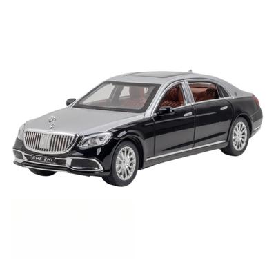 Maßstab 1/24 Benz Maybach GLS600 Legierungsmodellautos Diecast Spielzeugauto Simulation Sound & Licht Fahrzeug Spielzeugmodell Geschenke für Kinder