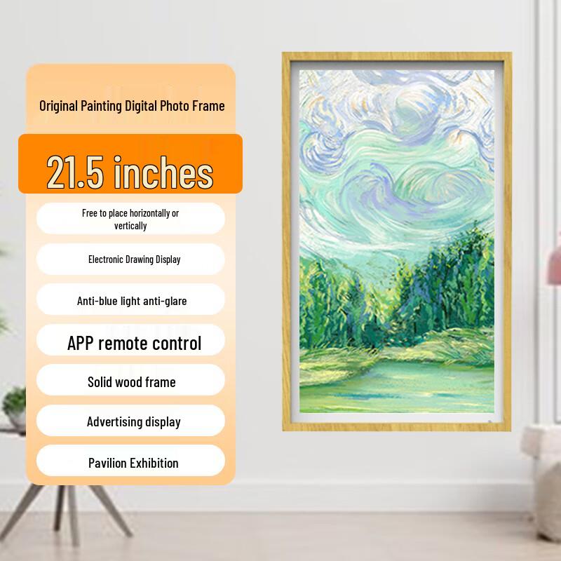 Zhijia 21.5-inch Smart Frame Digital Photo Frame and Advertising Display