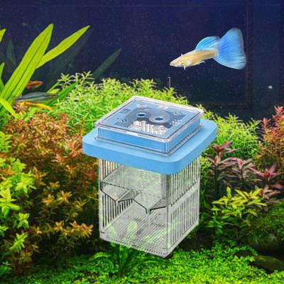 Aquarium Divider for Fish Breeding Clear Frame Detachable Case Baby