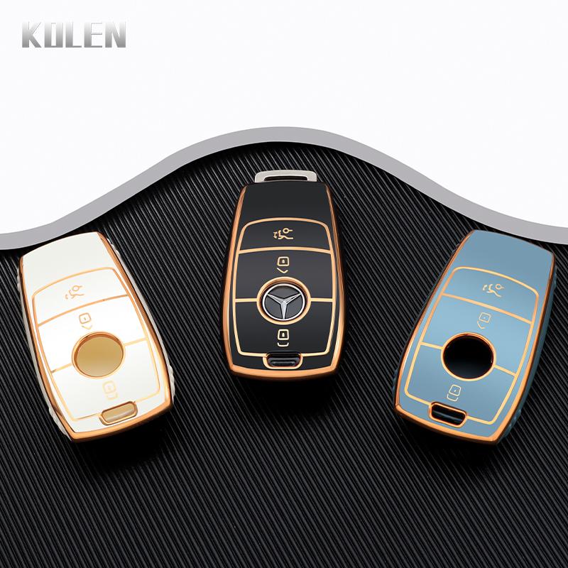 TPU Car Key Case Cover Shell for Mercedes Benz W204 W205 W206 W212 W213 W221 W222 W223 W463 A C E S Class GLA GLE GLC GLK GLS
