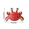 Talking Function Jumping Crab Toy Plush Interactive Moving Toy  Speech Learning