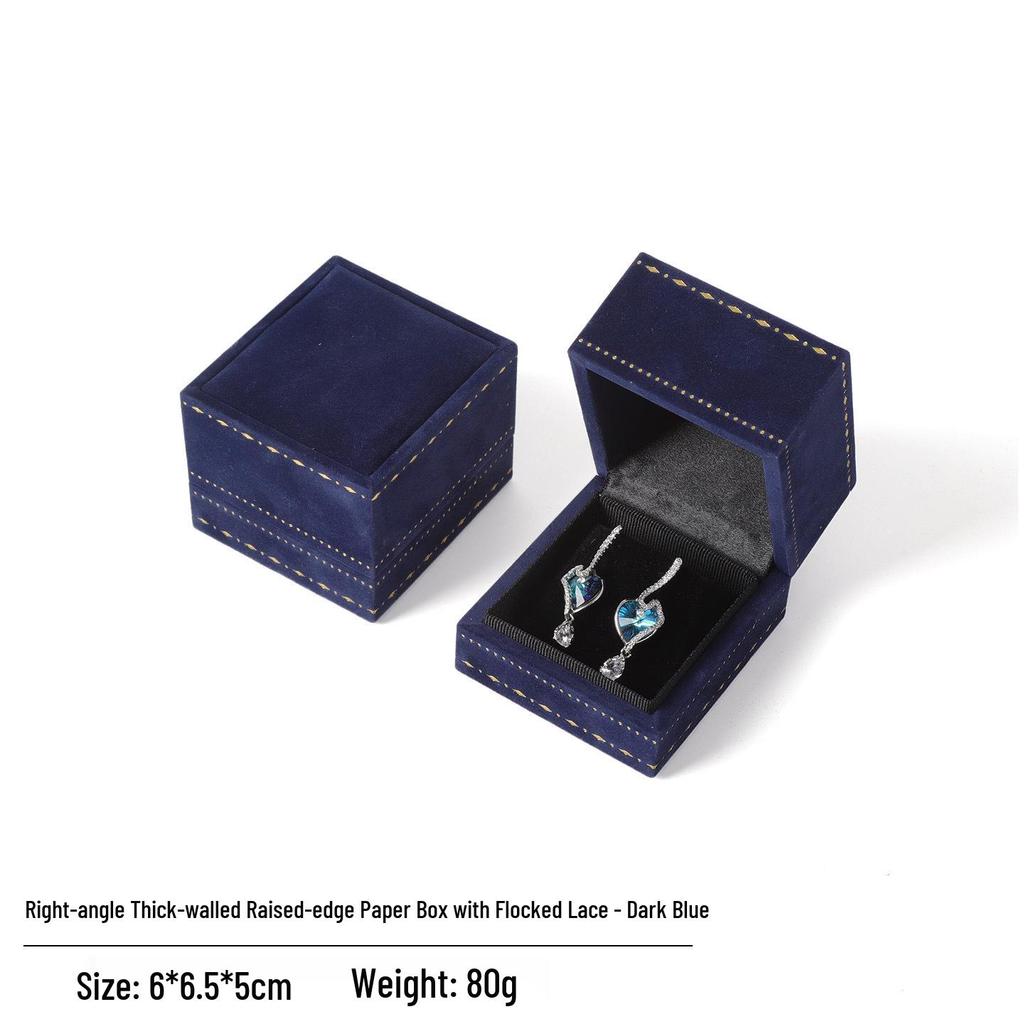 Elegant Italian Hot Stamping Lace Jewelry Box for Bracelets, Pendants, Necklaces, and Rings