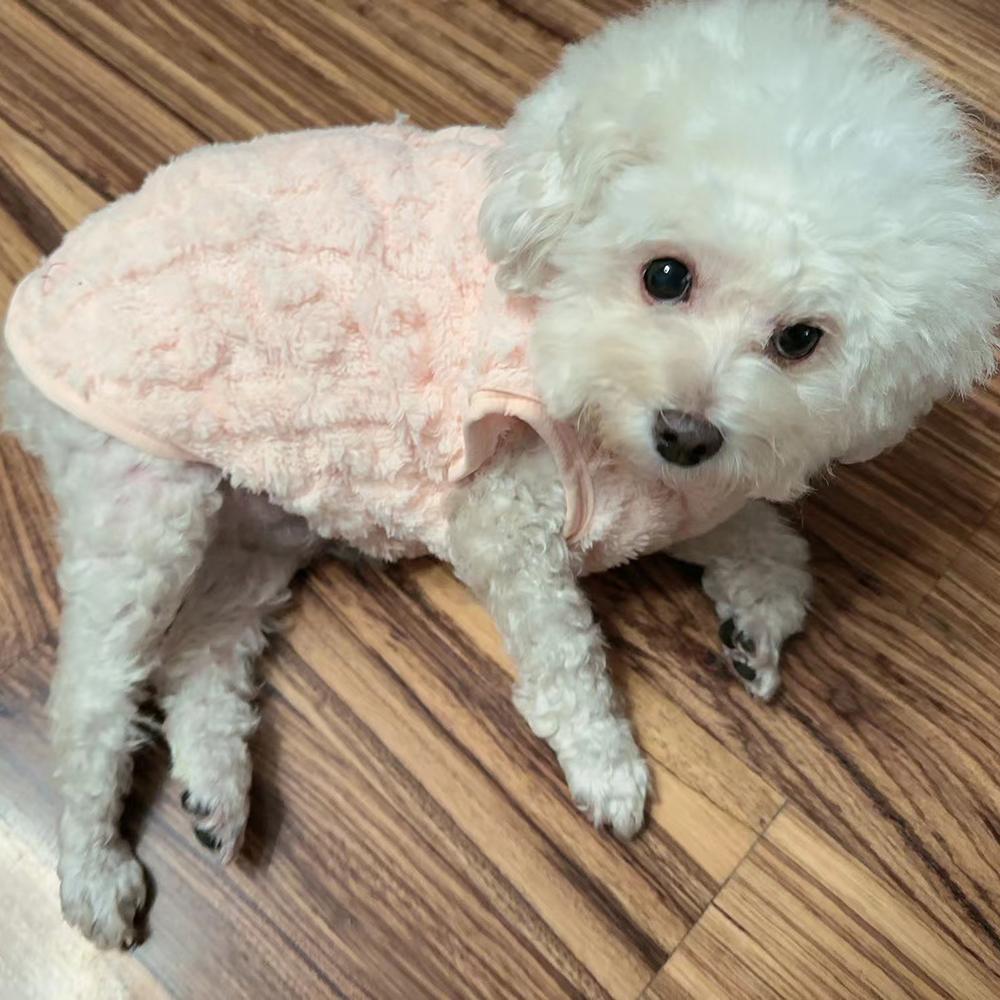 Soft Cozy Dog Clothes Winter Warm Puppy Fleece Costume For Small Medium Dogs Cats Outdoor Pet Sweater French Bulldog Yorkshire Coat