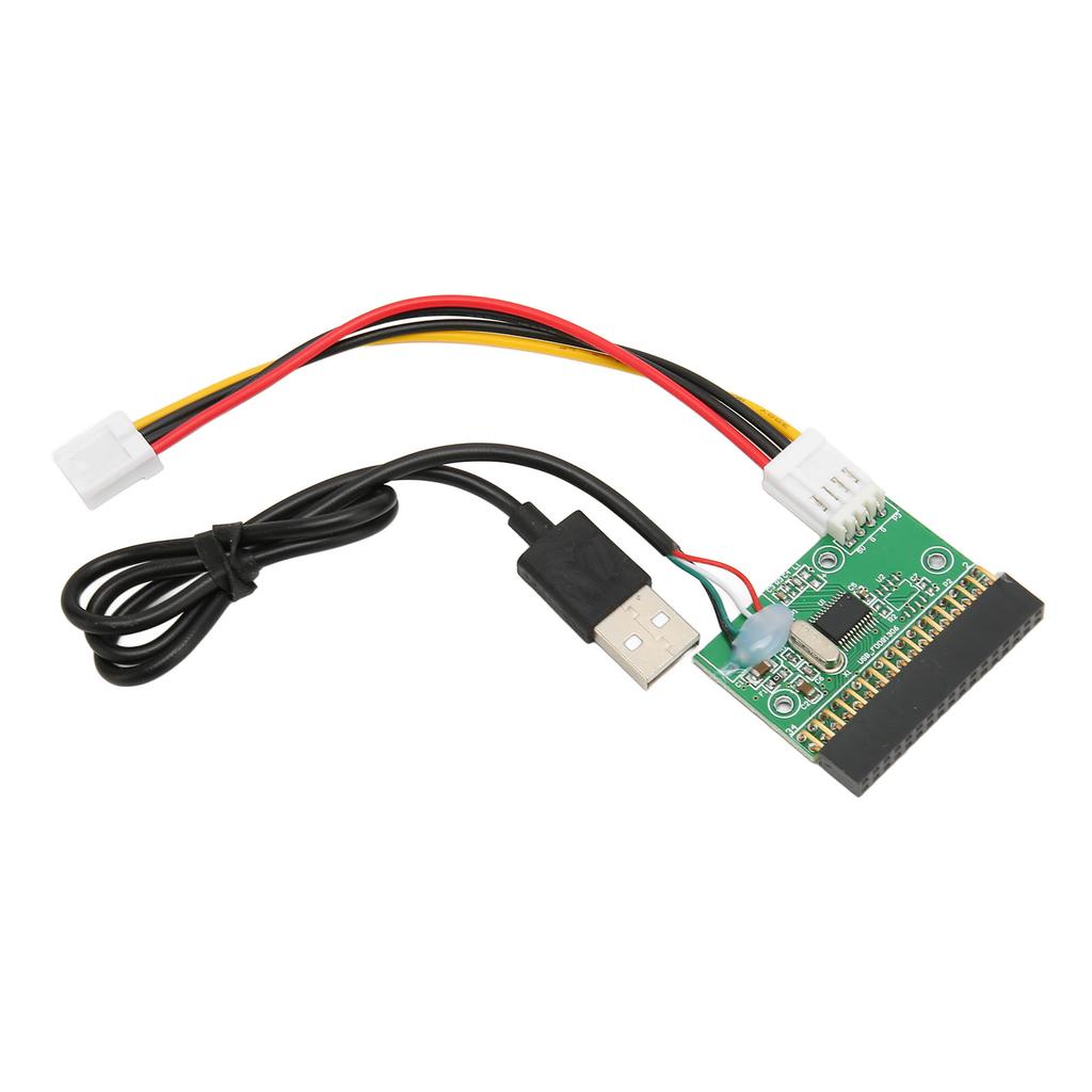 1.44MB 3.5in Floppy Drive Connector Plug and Play 34 PIN To USB Cable Adapter for 1.44MB Floppy Drive