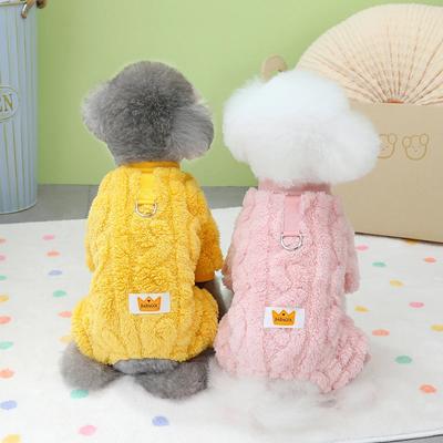 Warm Puppy Jumpsuits for Yorkies Chihuahua Overalls Soft Comfortable Winter Dog Clothes Small Medium Dogs Poodle Pajamas 2025NEW