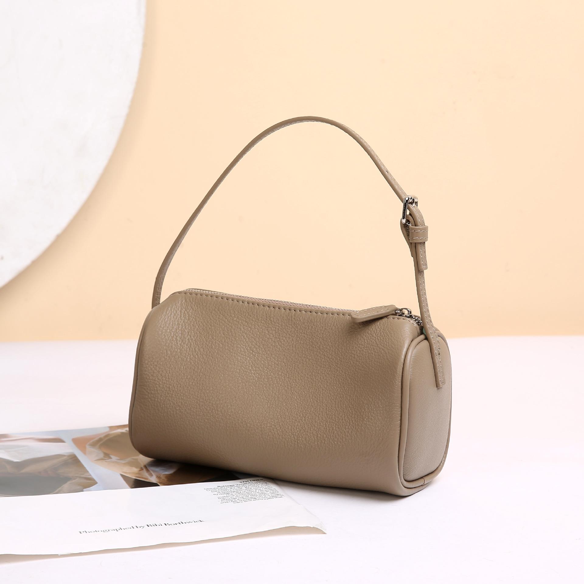 Niche Light Luxury Women s Bag Leather Mini Small Pen Shoulder Cross-body Factory 18-10-8cm